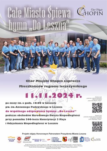 Całe miasto śpiewa Hymn do Leszna