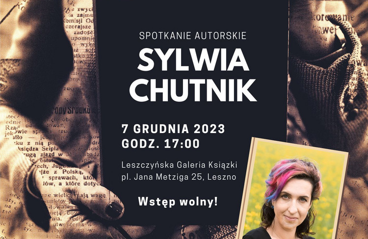 Spotkanie autorskie z Sylwią Chutnik